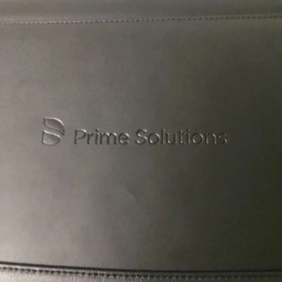 Samsonite Parker Leather  Padfolio Organizer Branded By Prime Solutions - Picture 6 of 16